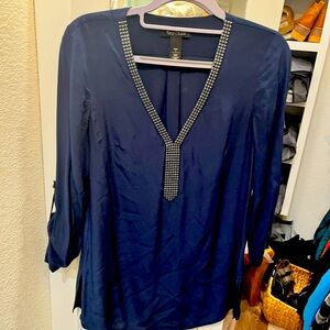 White House Black Market silk blouse